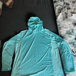 BASSDASH UPF 50+FISHING WITH FACE PROTECTION NECK GAITER HOODIE